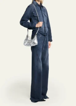 BalenciagaPamela Small Metallic Leather Shoulder Bag