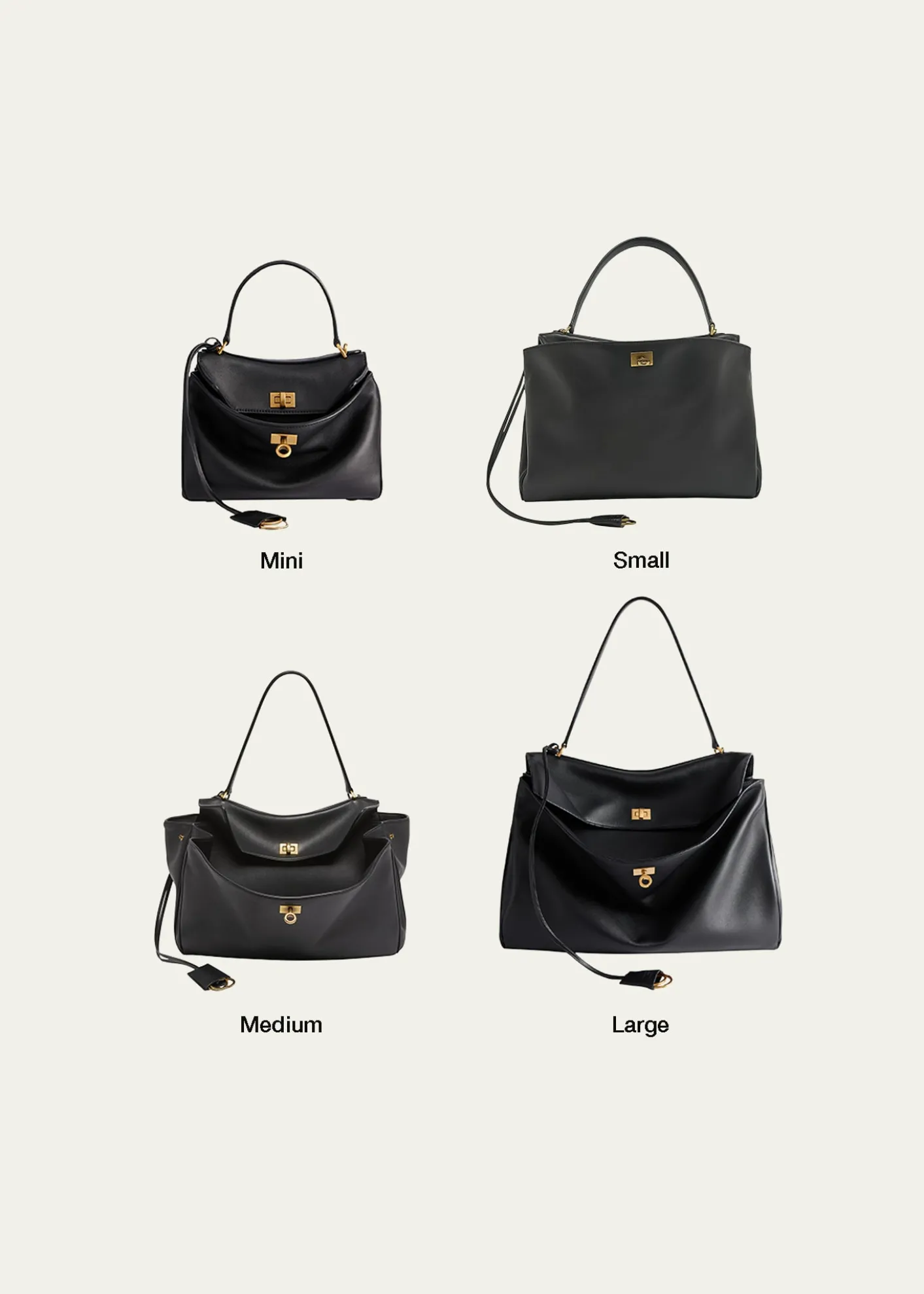 BalenciagaRodeo Large Leather Top-Handle Bag