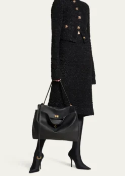 BalenciagaRodeo Large Leather Top-Handle Bag