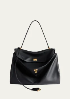 BalenciagaRodeo Large Leather Top-Handle Bag