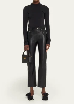 BalenciagaRodeo Leather Vanity Top-Handle Bag