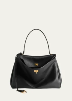 BalenciagaRodeo Medium Grained Leather Top-Handle Bag