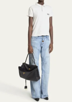 BalenciagaRodeo Medium Leather Top-Handle Bag