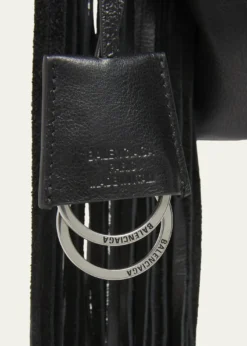 BalenciagaRodeo Medium Leather Fringed Top-Handle Bag