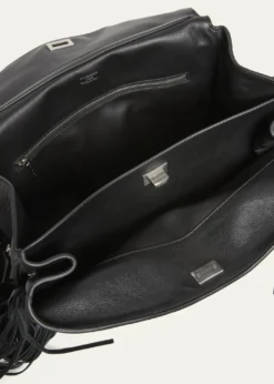 BalenciagaRodeo Medium Leather Fringed Top-Handle Bag