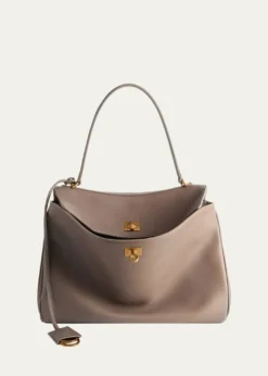 BalenciagaRodeo Medium Leather Shoulder Bag