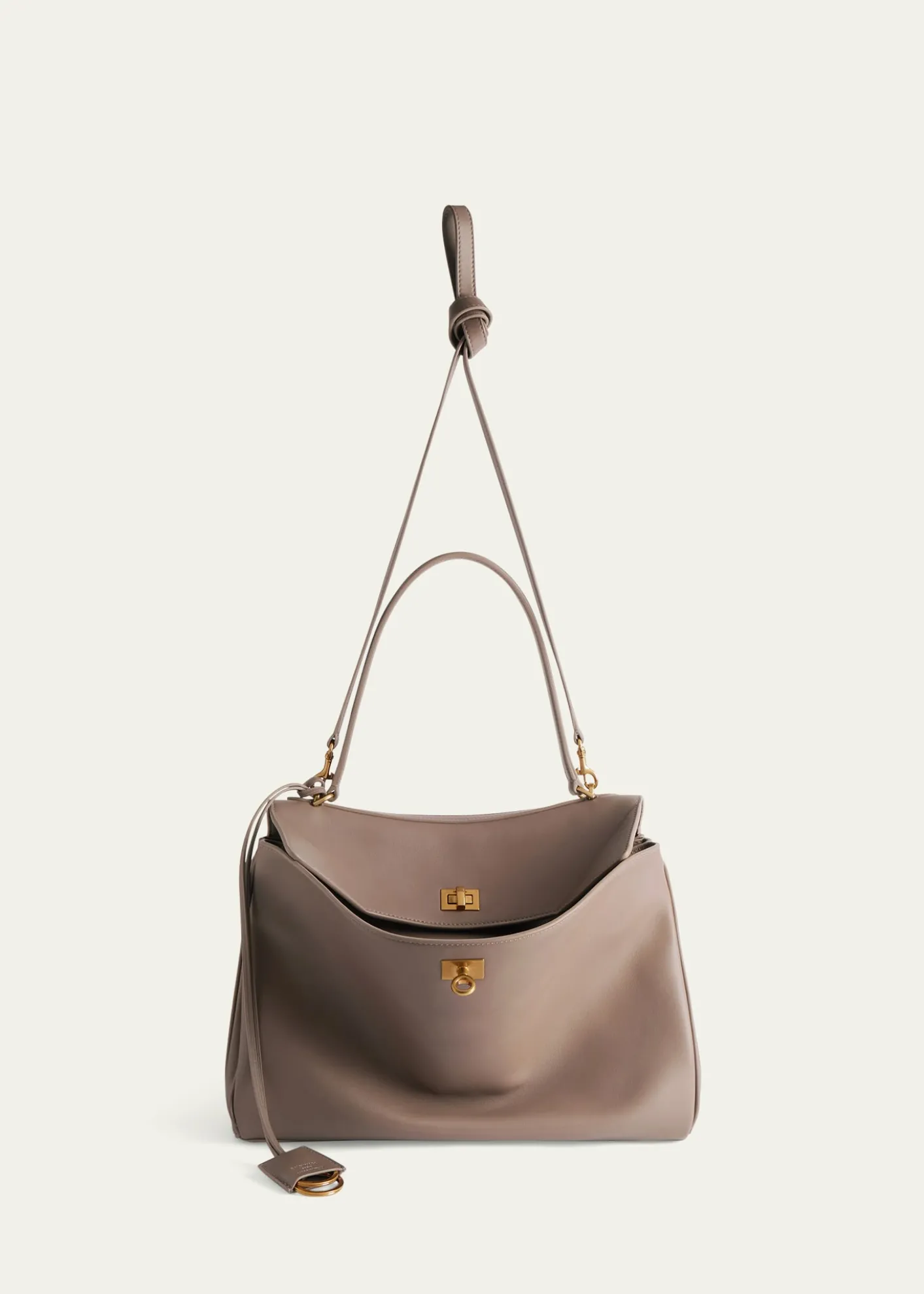 BalenciagaRodeo Medium Leather Shoulder Bag