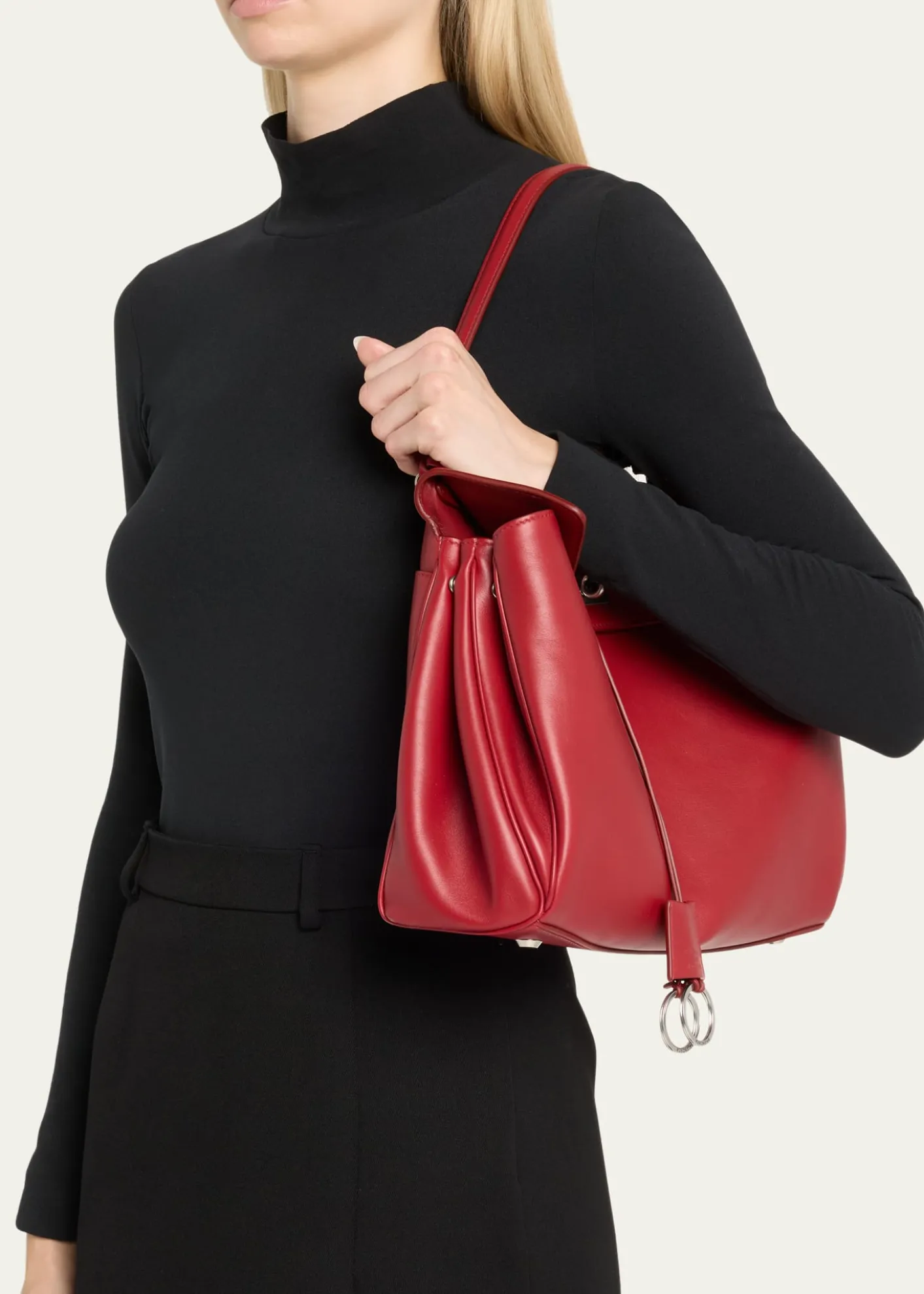 BalenciagaRodeo Medium Leather Top-Handle Bag