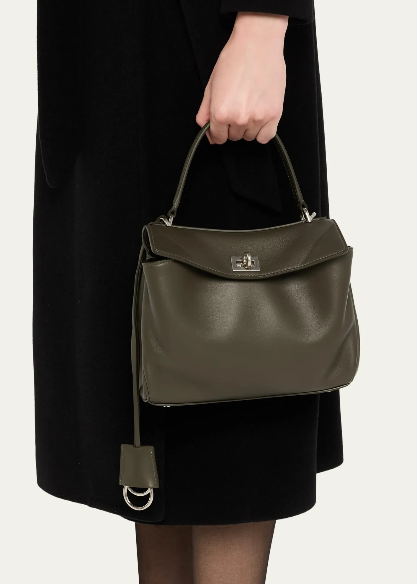 BalenciagaRodeo Mini Smooth Leather Top-Handle Bag