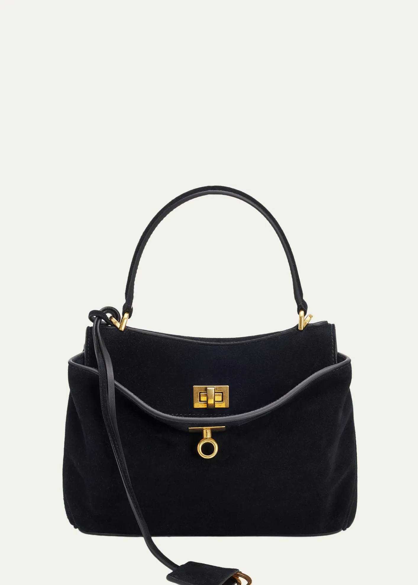 BalenciagaRodeo Mini Suede Top-Handle Bag