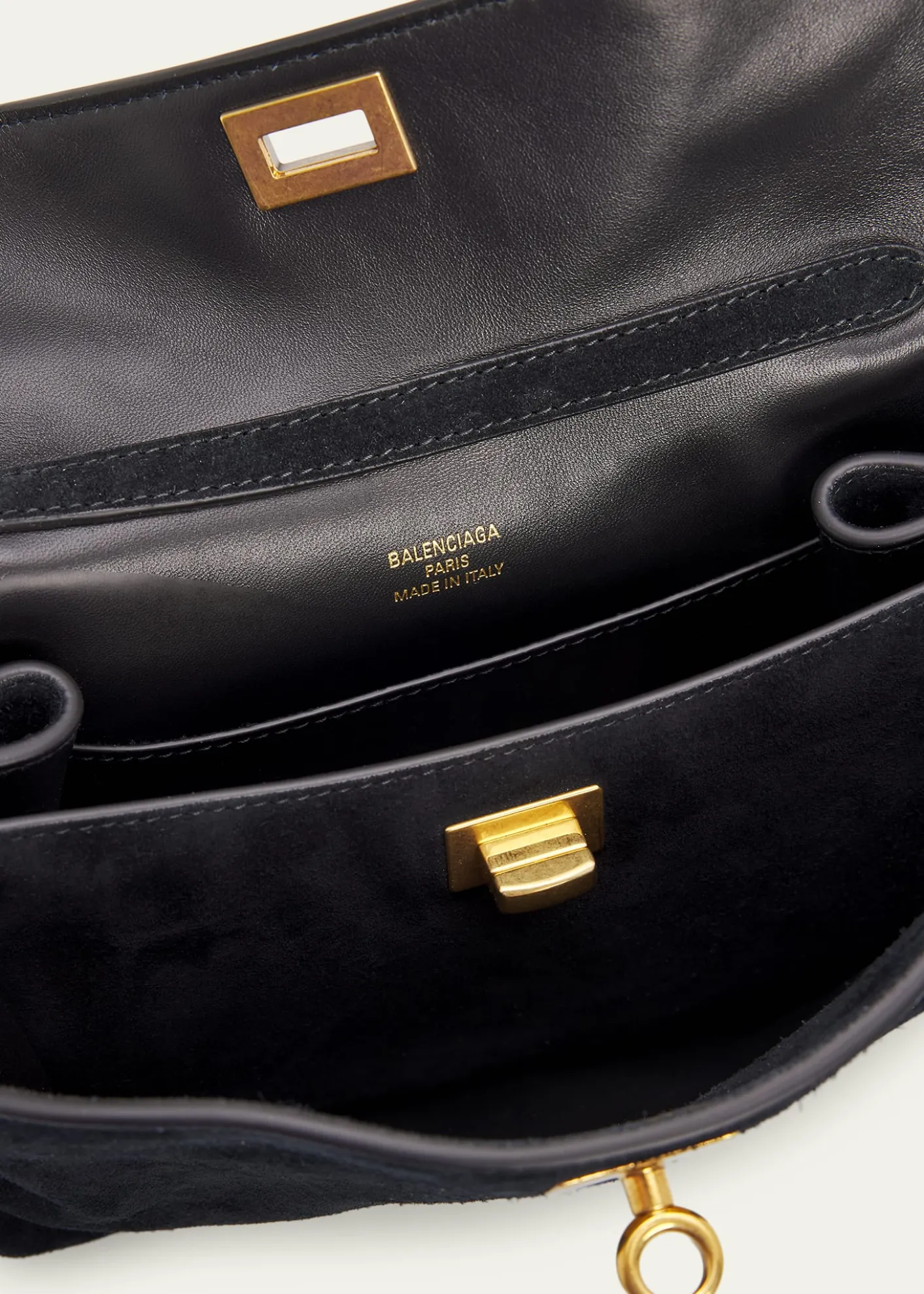 BalenciagaRodeo Mini Suede Top-Handle Bag