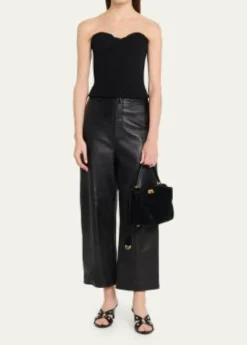 BalenciagaRodeo Mini Suede Top-Handle Bag