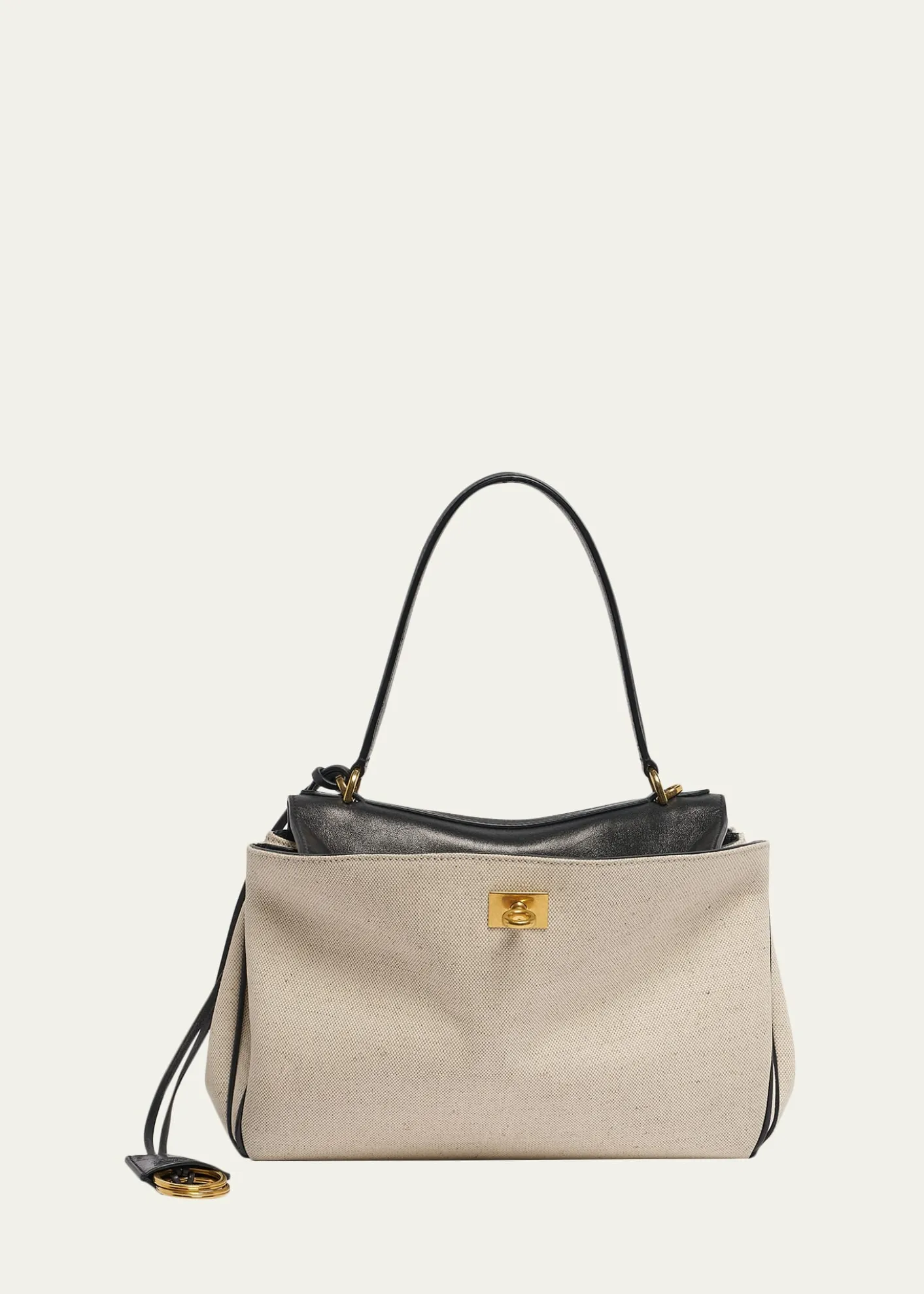 BalenciagaRodeo Small Canvas Top-Handle Bag