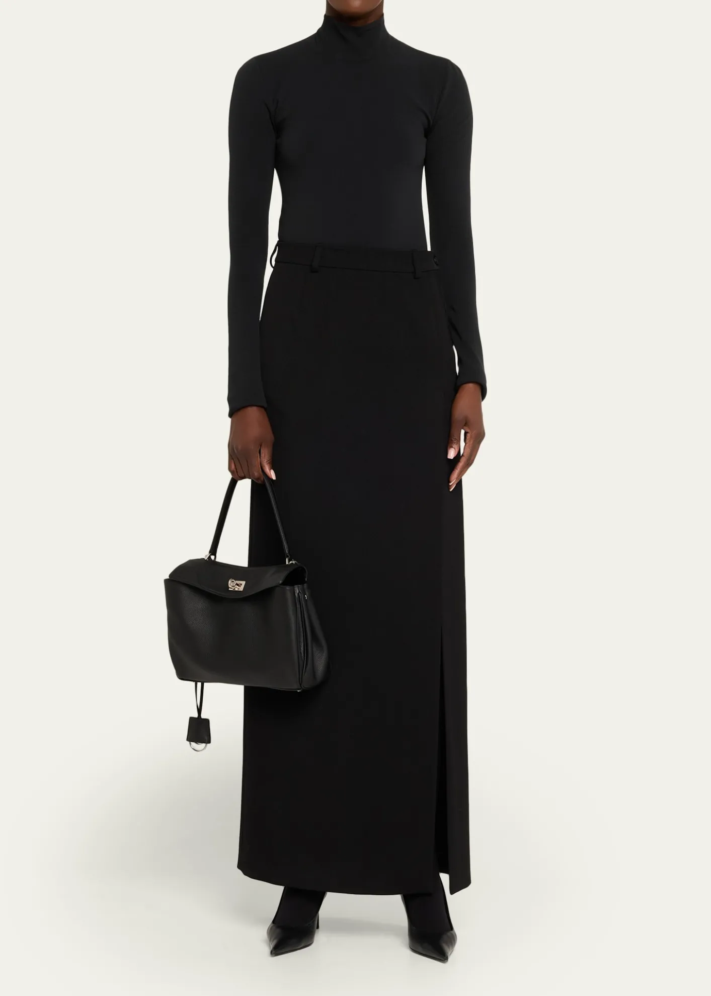 BalenciagaRodeo Small Grained Leather Top-Handle Bag