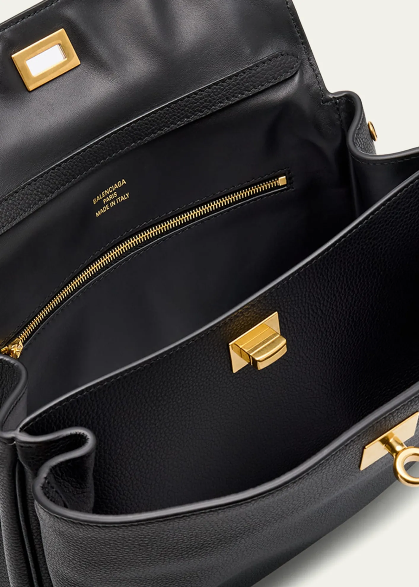 BalenciagaRodeo Small Grained Leather Top-Handle Bag