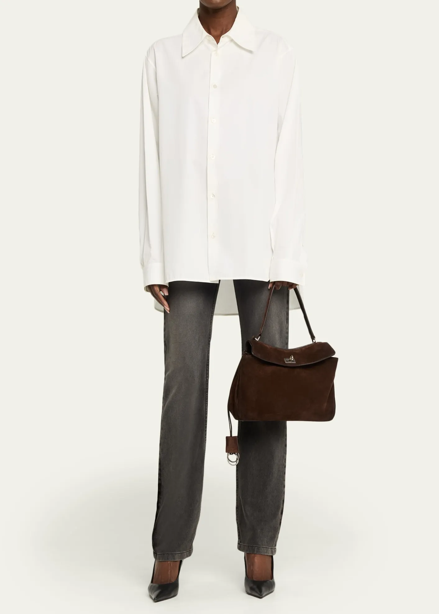 BalenciagaRodeo Small Suede Top-Handle Bag