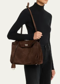BalenciagaRodeo Suede Top-Handle Bag