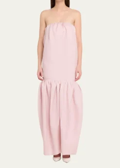 BalenciagaStrapless Double Balloon Gown