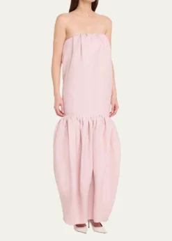 BalenciagaStrapless Double Balloon Gown