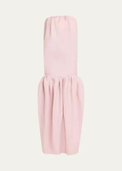 BalenciagaStrapless Double Balloon Gown