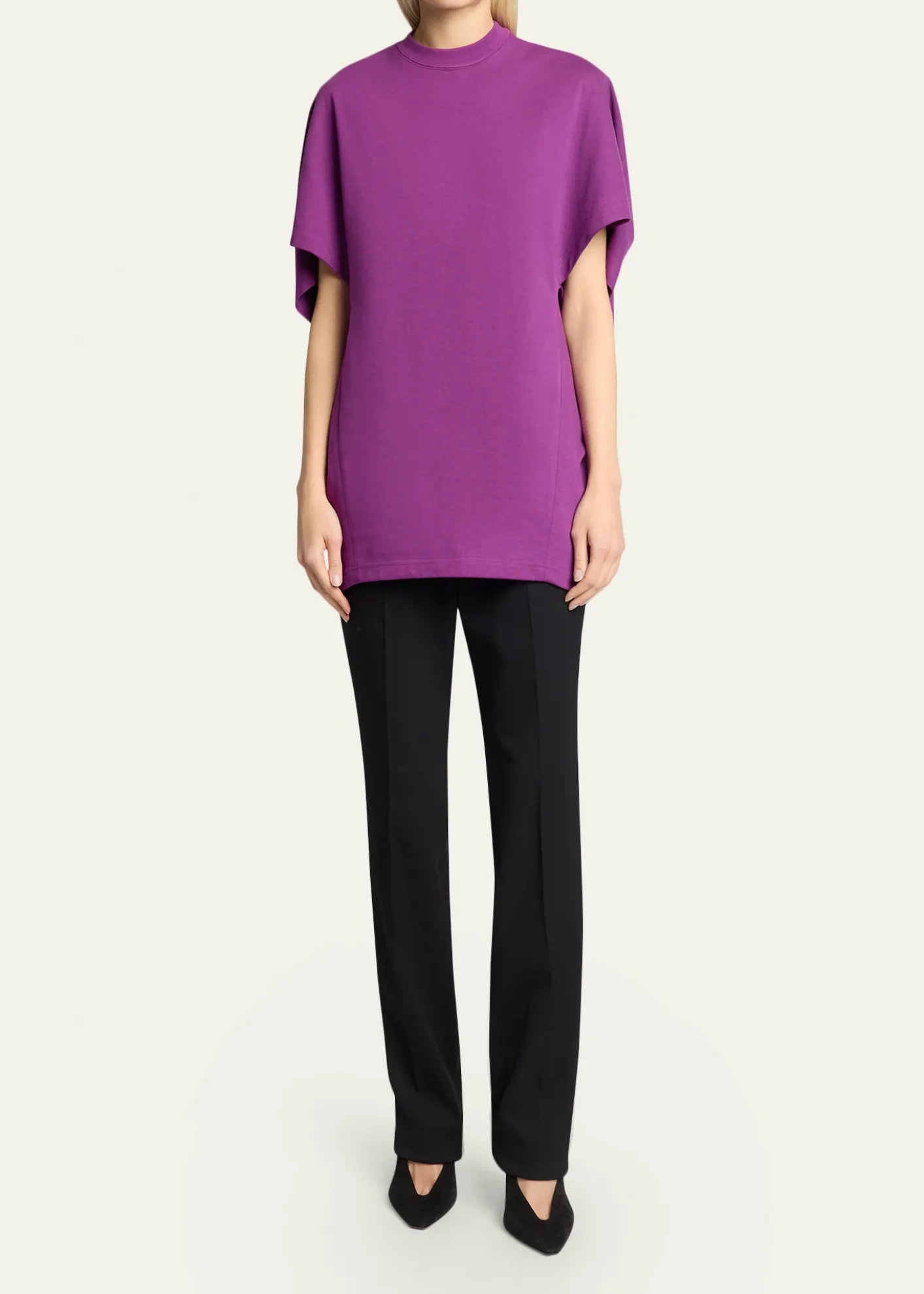 BalenciagaStructured Heavy Jersey T-Shirt
