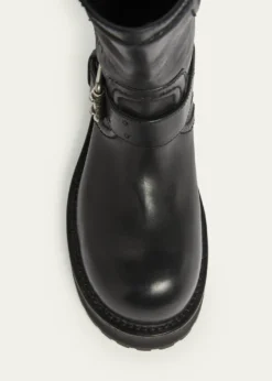 BalenciagaVenom Leather Biker Boots