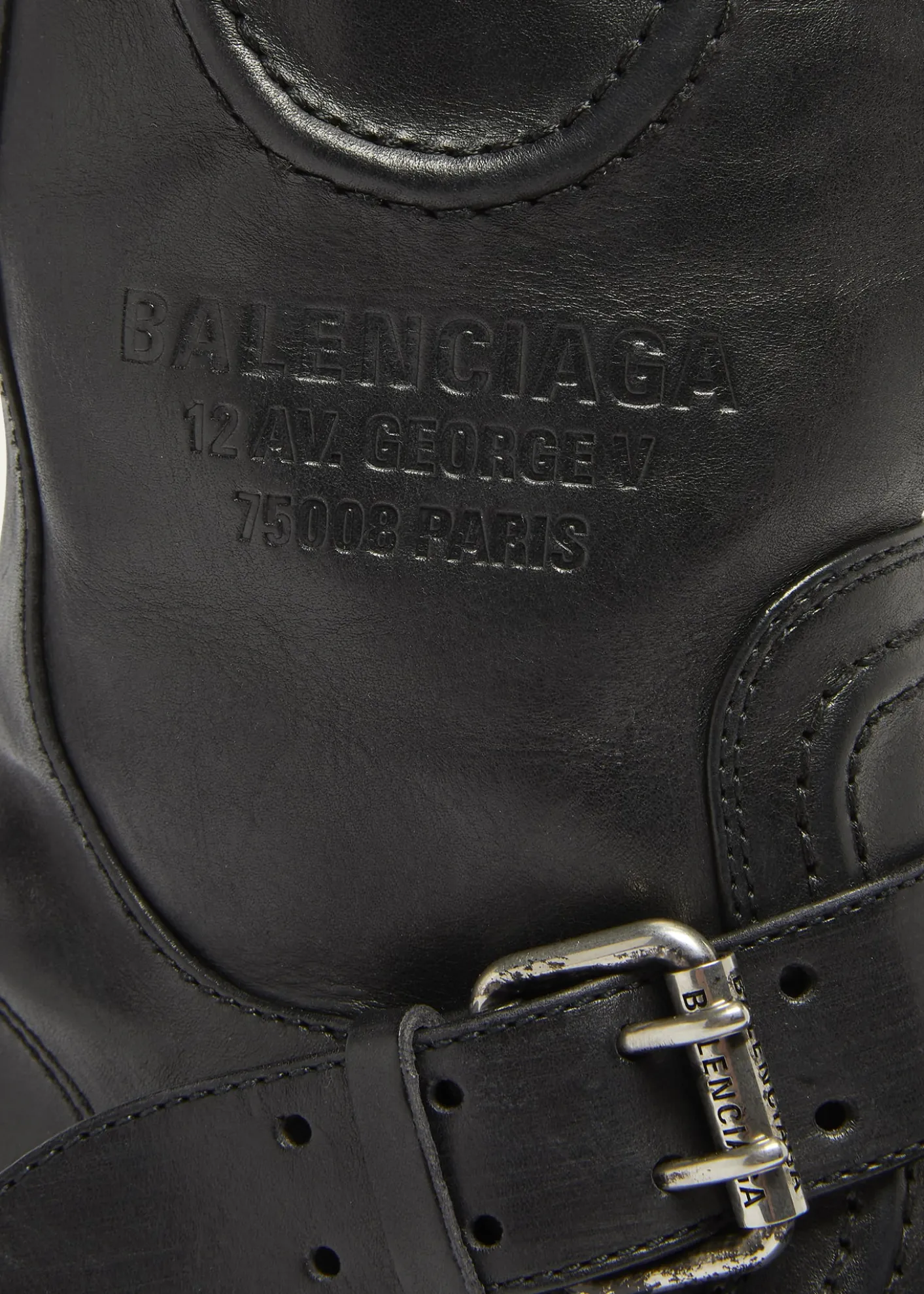 BalenciagaVenom Leather Biker Boots