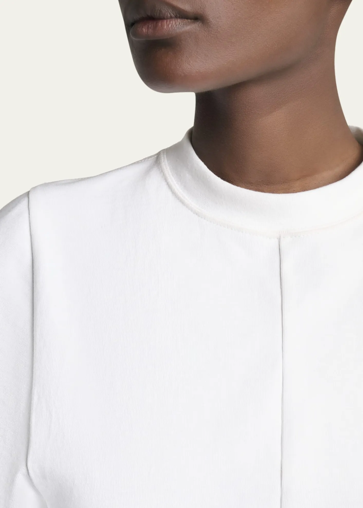 BalenciagaVery Heavy Jersey Peplum T-Shirt