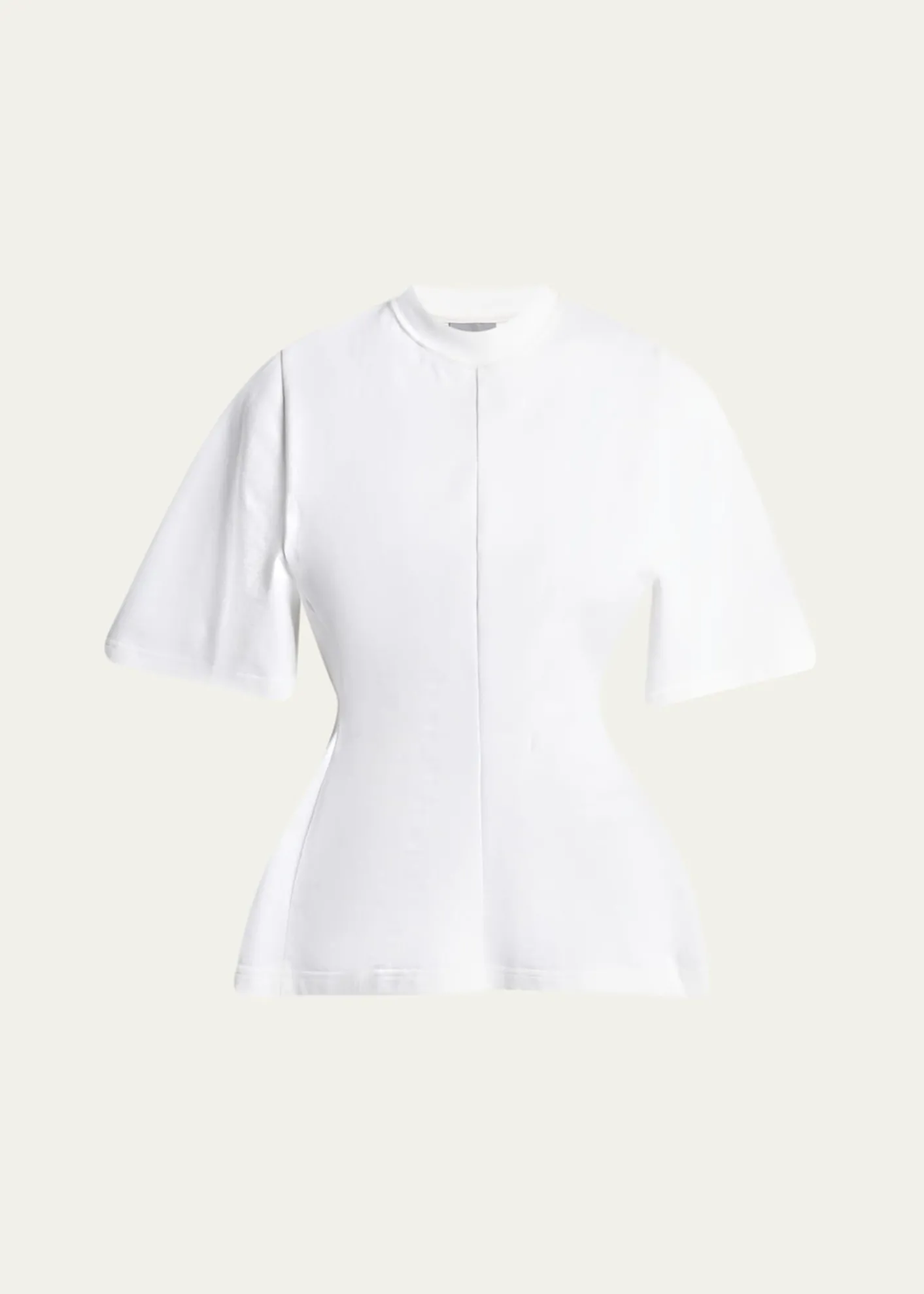 BalenciagaVery Heavy Jersey Peplum T-Shirt