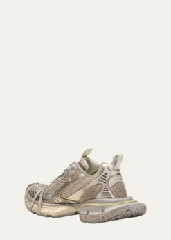 Balenciaga3XL Metallic Mesh Lace Trainer Sneakers