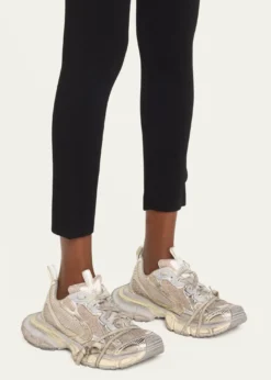 Balenciaga3XL Metallic Mesh Lace Trainer Sneakers