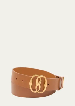 BallyMen's Interlock Buckle Leather Belt
