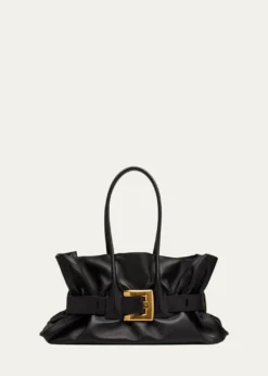 BalmainAnthem Large Belted Tote Bag in Leather