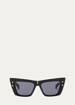 BalmainB-Eye Acetate Cat-Eye Sunglasses