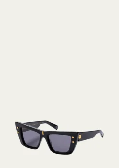 BalmainB-Eye Acetate Cat-Eye Sunglasses