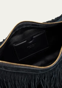 BalmainEbene Suede Fringe Hobo Bag