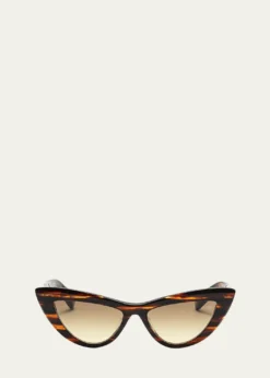 BalmainGradient Acetate & Titanium Cat-Eye Sunglasses