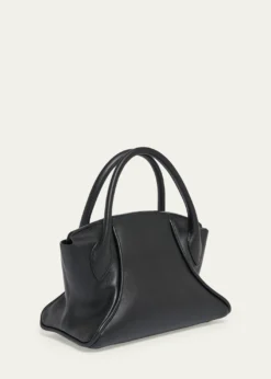 BalmainPulse Leather Top-Handle Bag