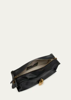 BalmainPulse Padlock Crossbody Bag in Leather