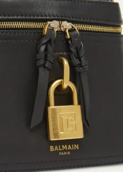 BalmainPulse Vanity Top-Handle Bag in Calfskin