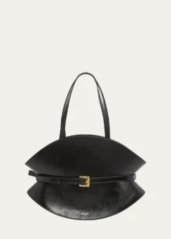 BalmainShuffle Medium Belt Shoulder Bag in Calfskin