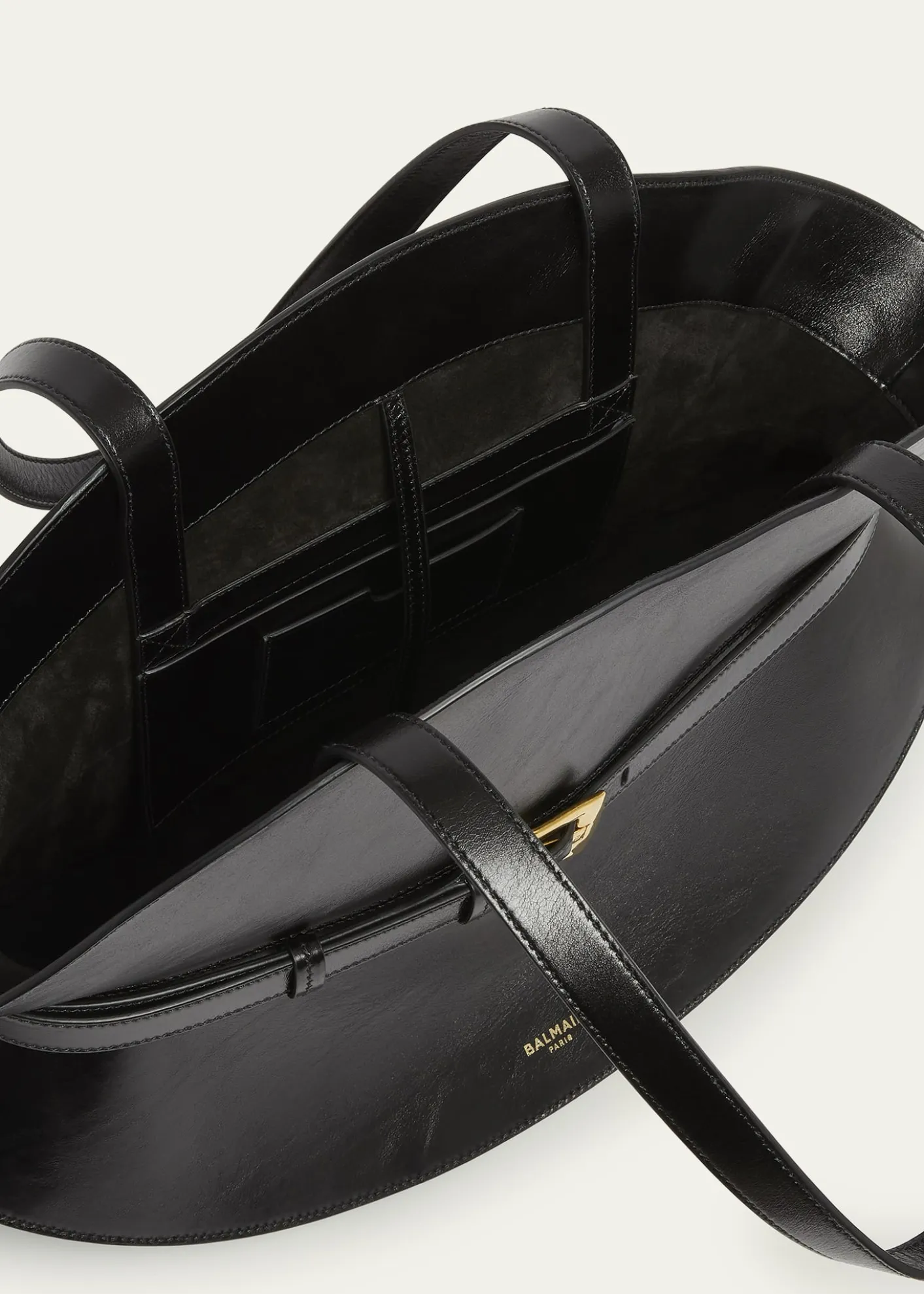 BalmainShuffle Medium Belt Shoulder Bag in Calfskin