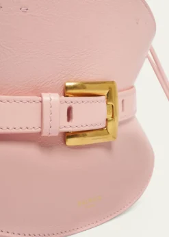 BalmainShuffle Mini Belted Top-Handle Bag in Leather