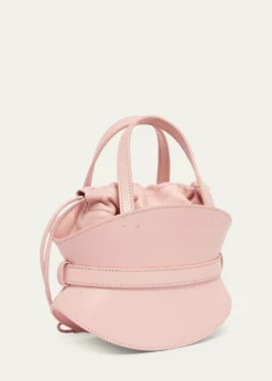 BalmainShuffle Mini Belted Top-Handle Bag in Leather