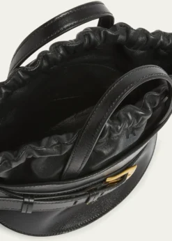 BalmainShuffle Mini Top-Handle Bag in Calfskin