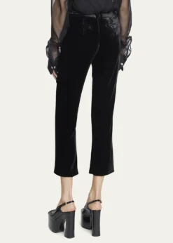 BalmainVelvet Bootcut Pants