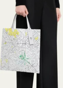 BAO BAO ISSEY MIYAKEGeometric Printed Map Tote Bag