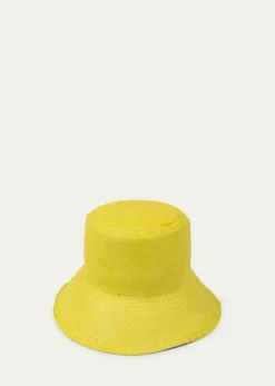 BarbisioBecky Straw Bucket Hat