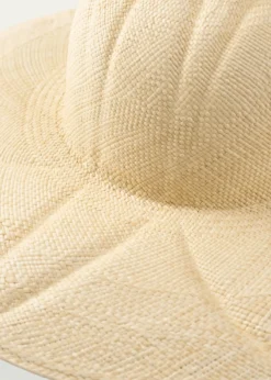 BarbisioDalila Straw Large-Brim Hat