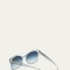 Barton PerreiraBrow Babe Acetate Butterfly Sunglasses
